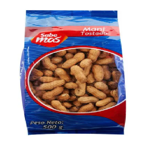 Maní Sabemas Con Cascara Tostado - 500 g